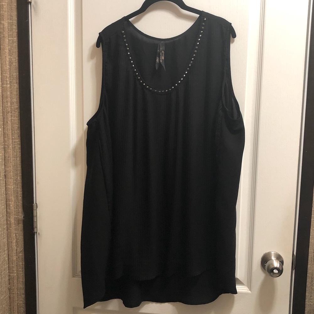 Melissa McCarthy Seven7 Chiffon Tunic 26/28